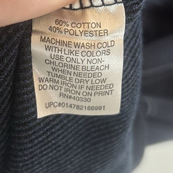 Haggar NEW Built In Tee Men's Large Polo Shirt Long Sleeve Work to Weekend NWT - Picture 7 of 12